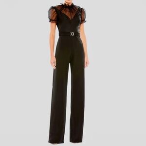 Leena for Mac Duggal illusionn neckline . Sz 6